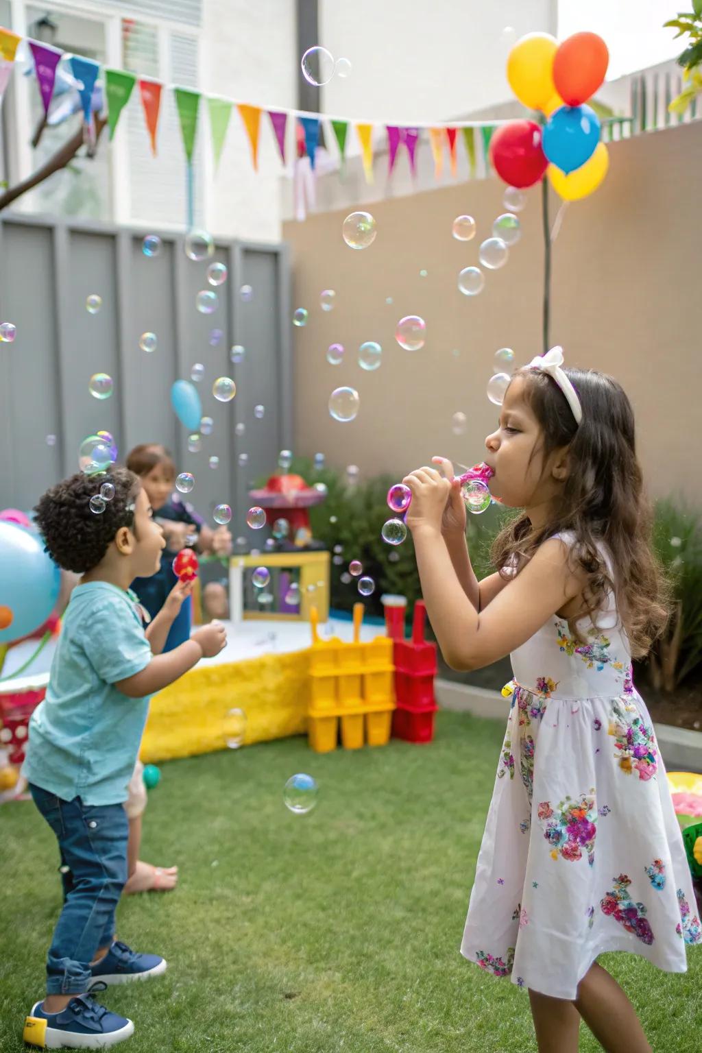 An air pocket station brings magic and joy to a child's birthday party.