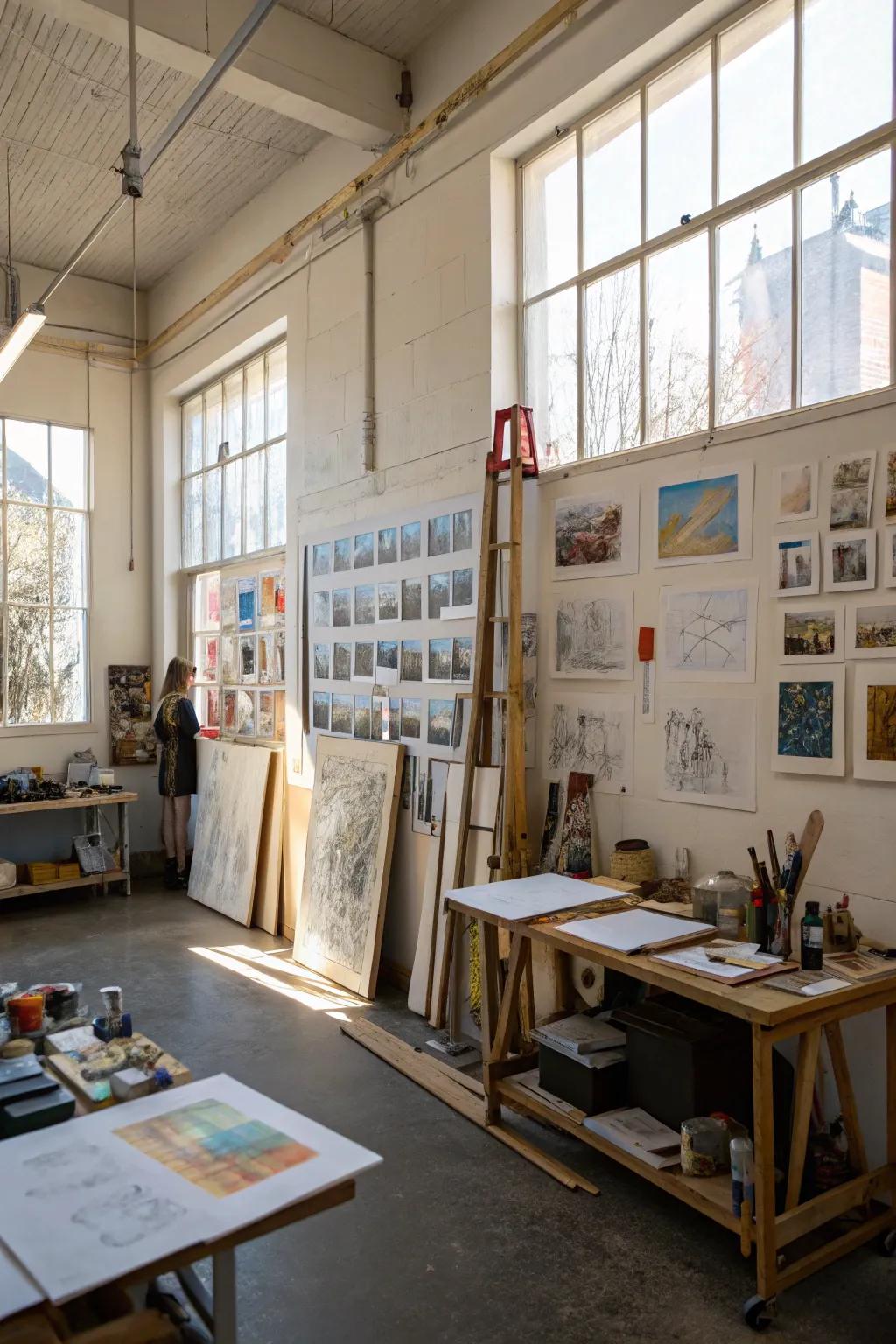 A gallery of your continuously developing art.