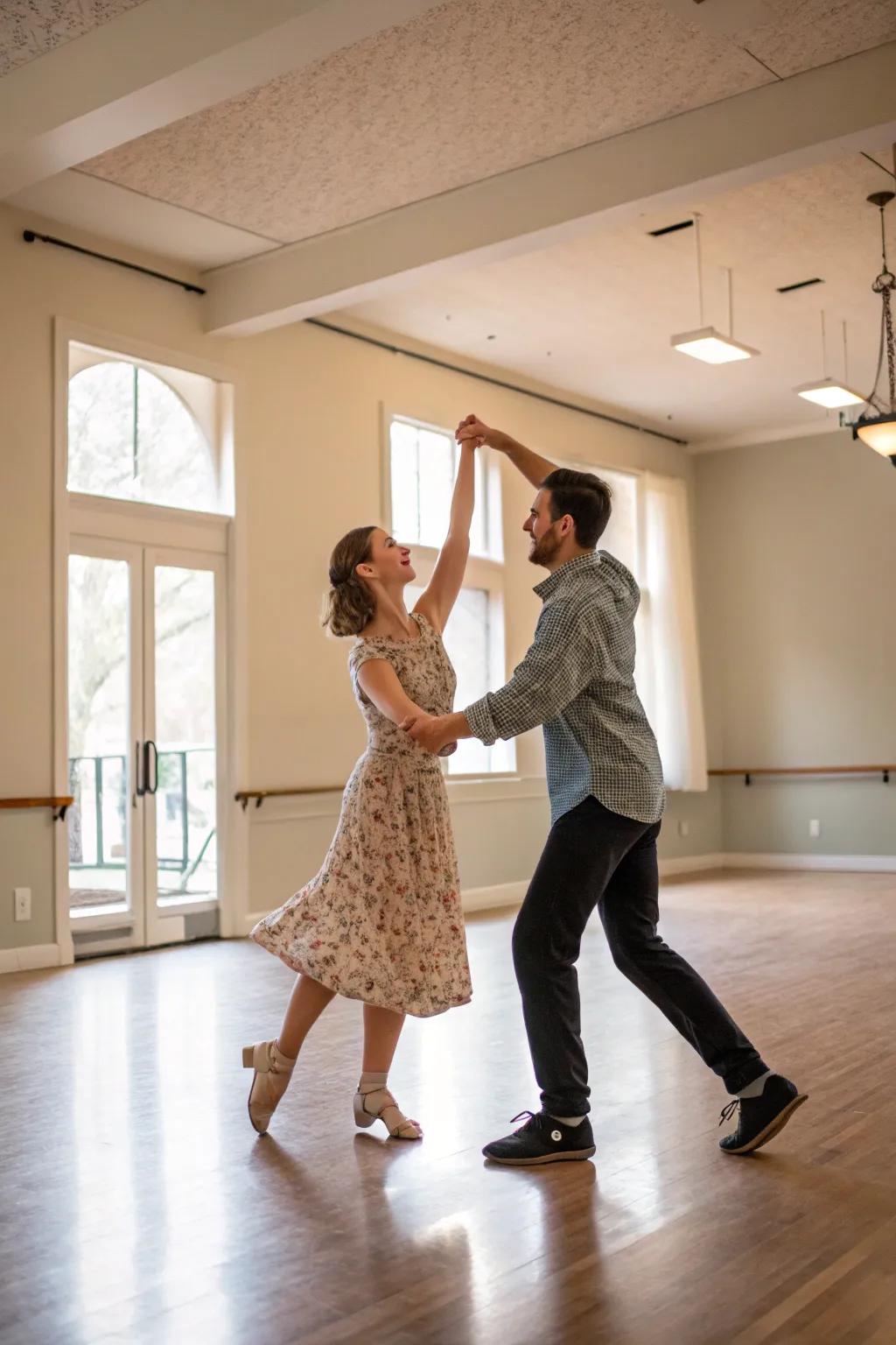 Learn a new dance style and relish in the rhythm together.
