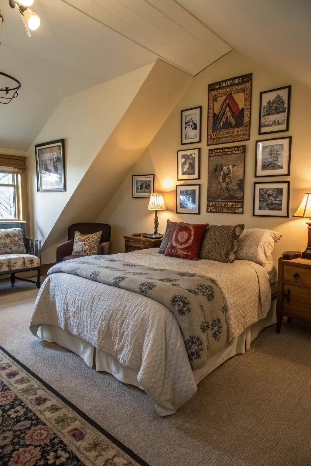 Welcome guests with a charming attic guest suite.
