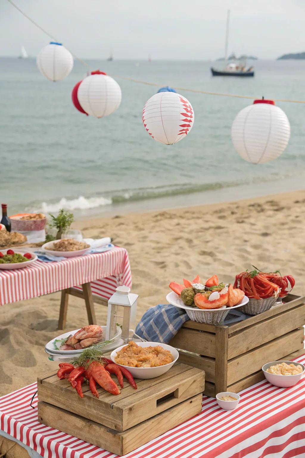 A refreshing Seaside Escape BBQ experience.