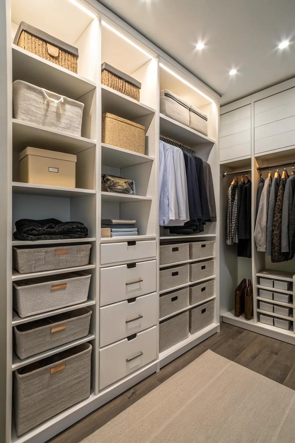 Adaptable storage systems adjust to changing needs.