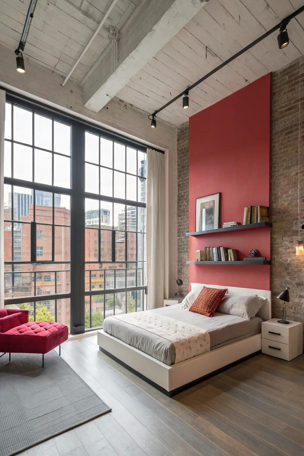 Feature walls add character and dimension to your loft.