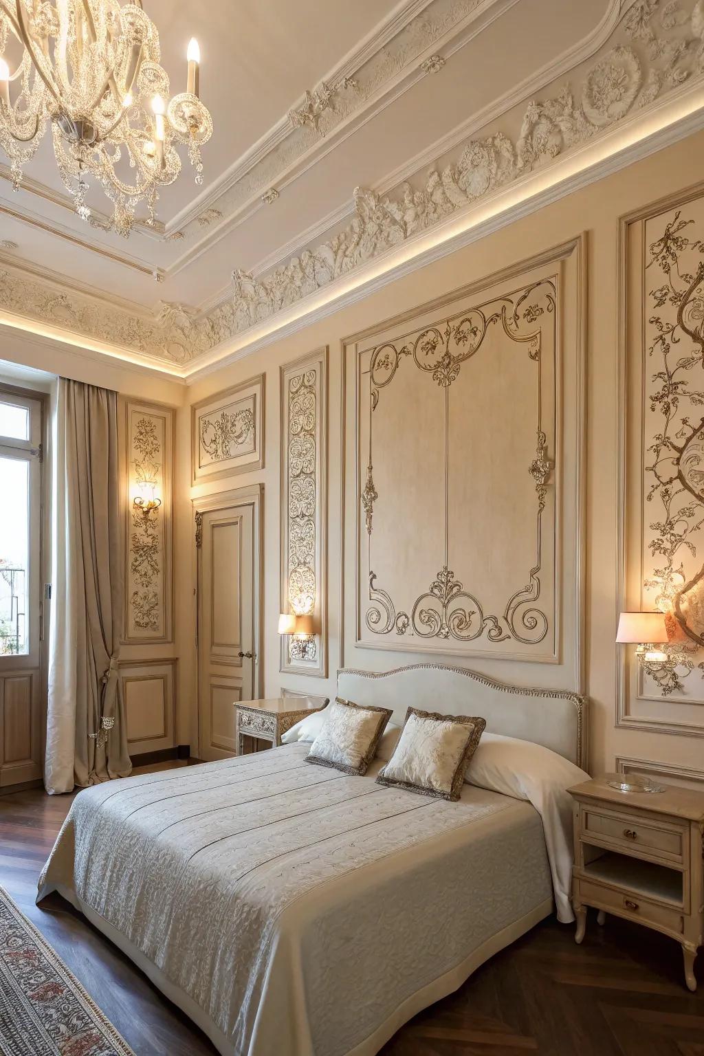 Wall borders can add classic elegance to your room.