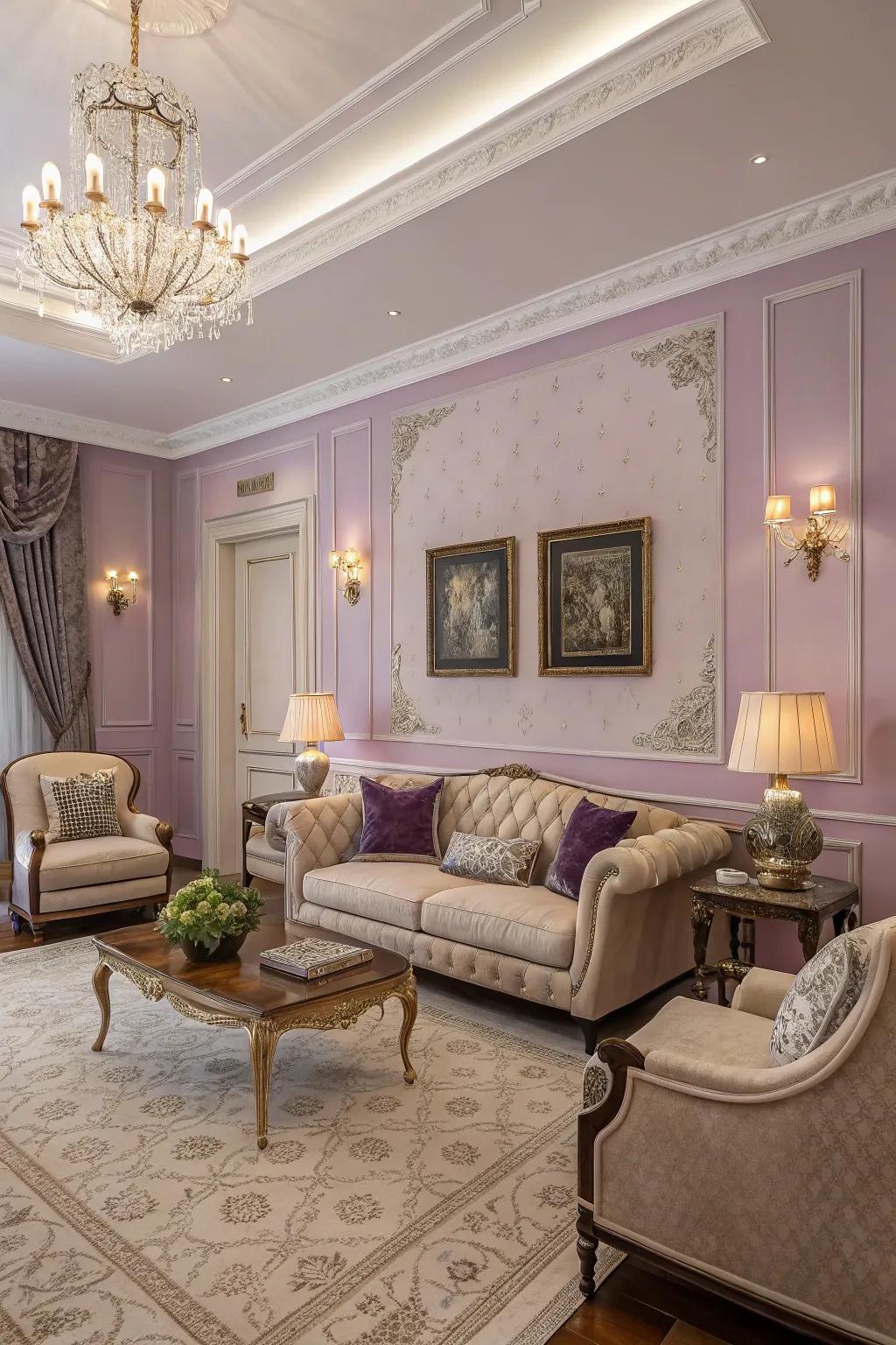 Violet inspires calm and elegance