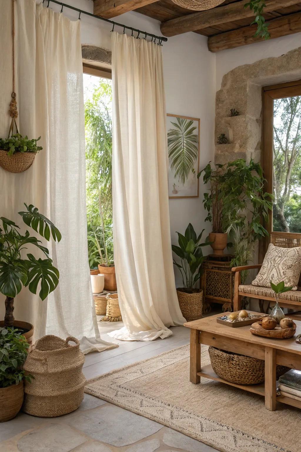 Eco-conscious window coverings bring sustainability and style together.