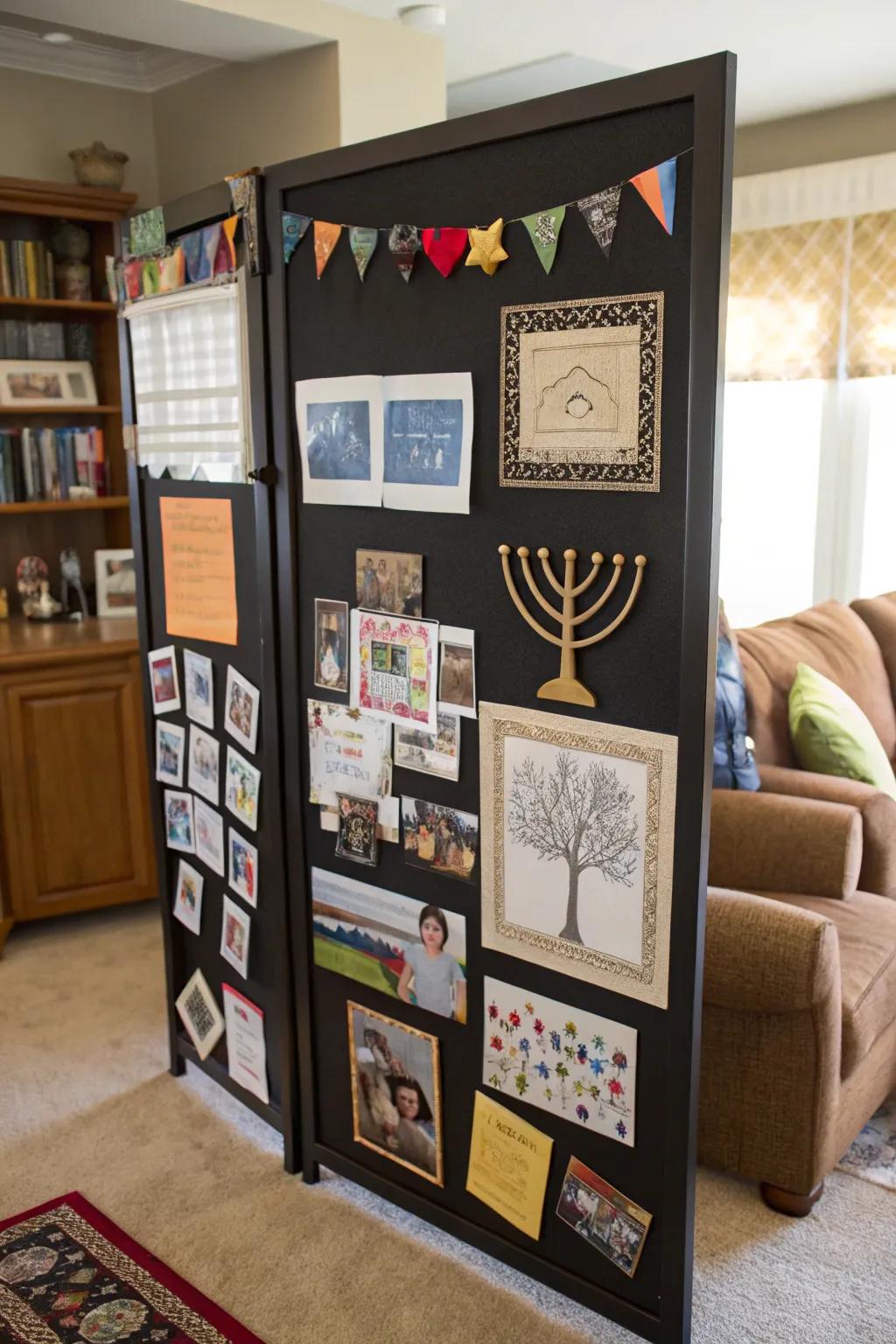 Celebrate your history with a notice board that tells your cultural story.