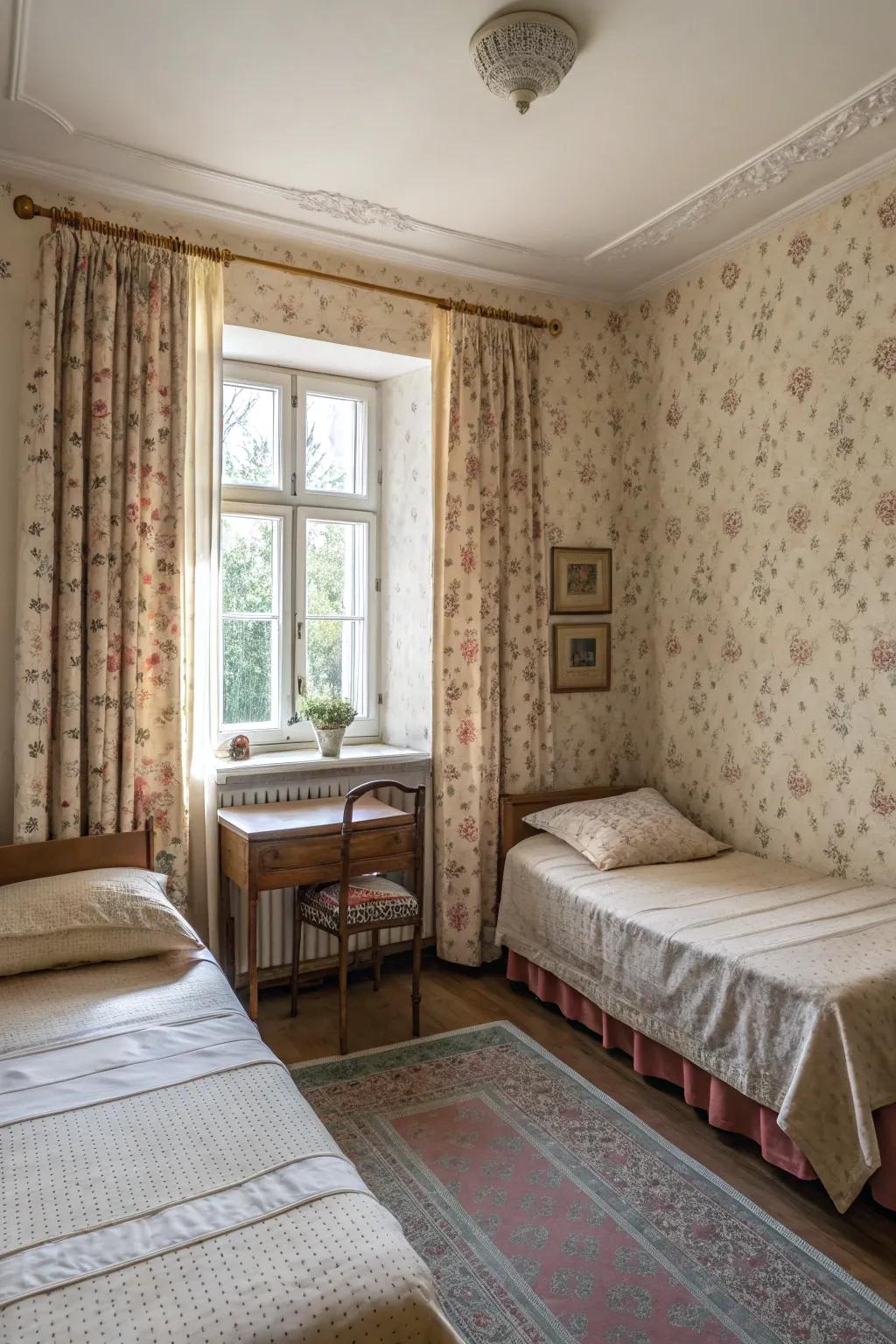 Subtle designs add elegance and visual appeal to the area.