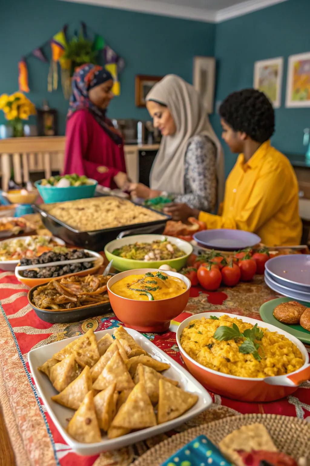 Global flavors add a rich tapestry of flavors and aesthetics.