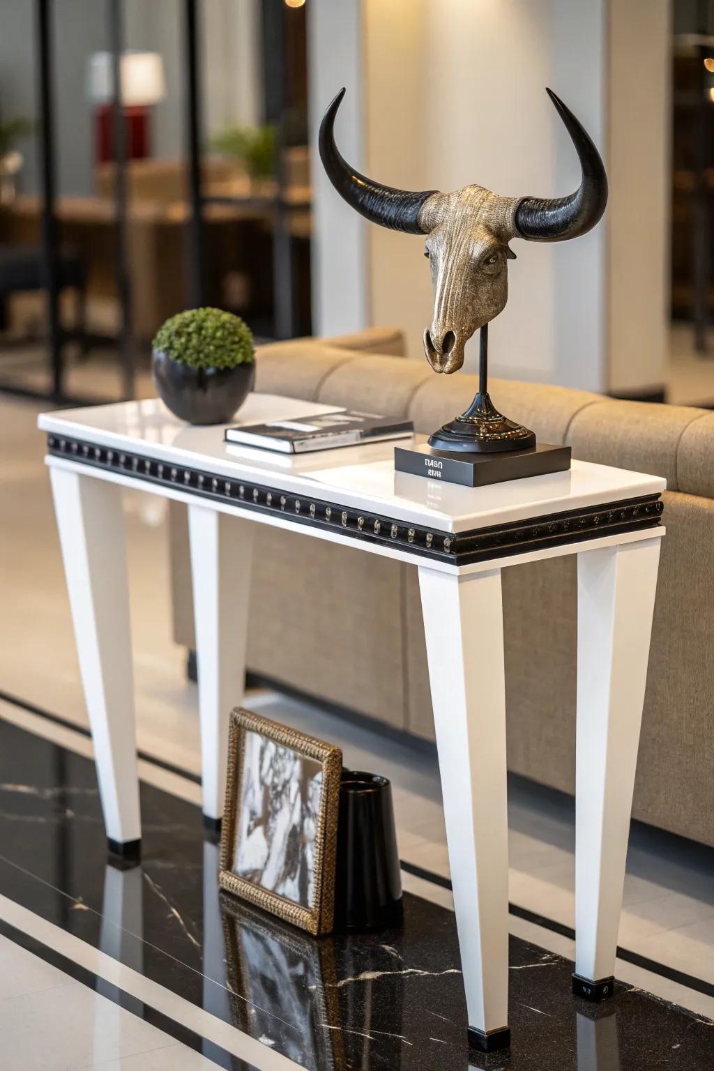 Make a declaration with independent d&eacute;cor.