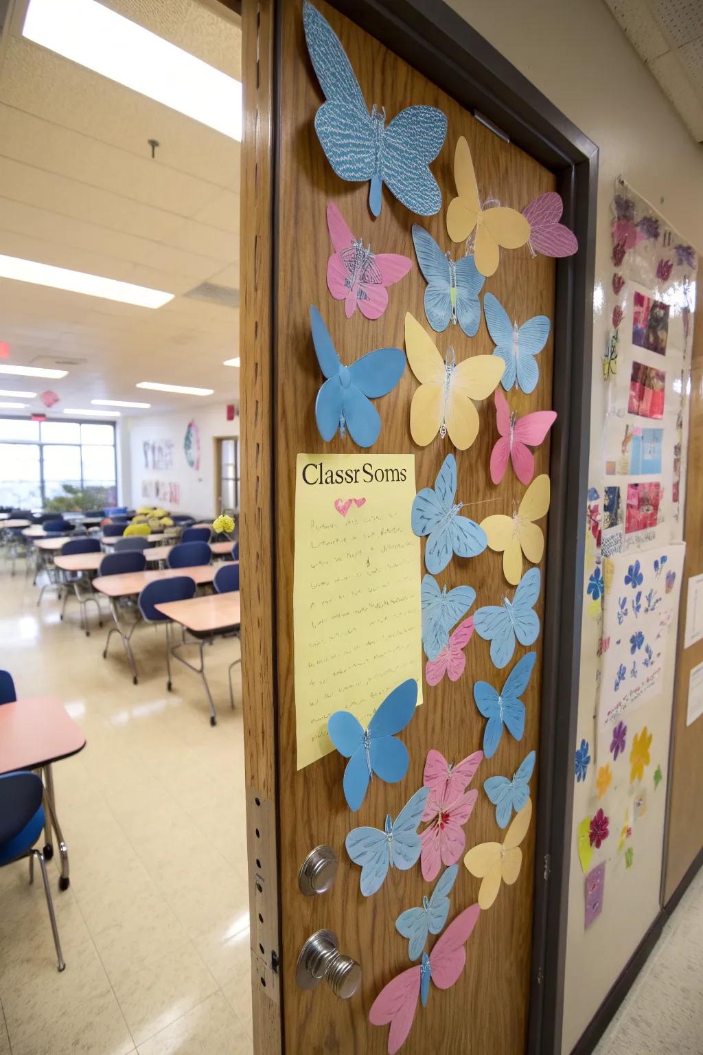 Fill the classroom with hopes and dreams through butterfly wishes.