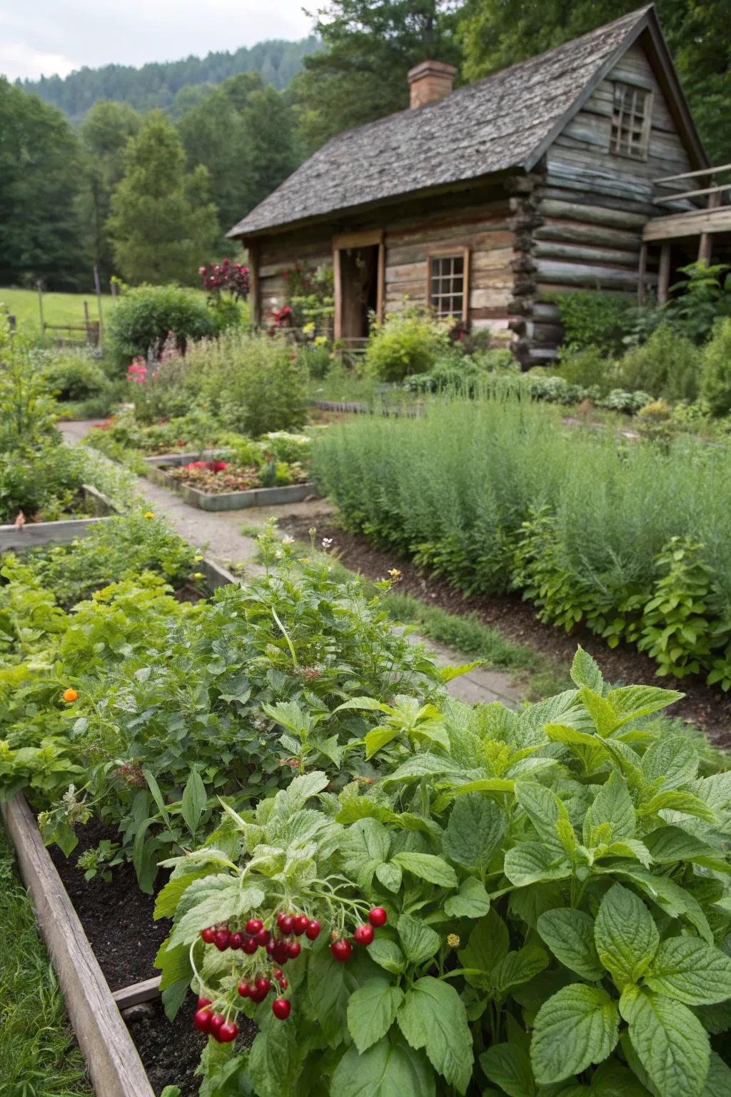 Useful plants add charm and practicality to your garden.