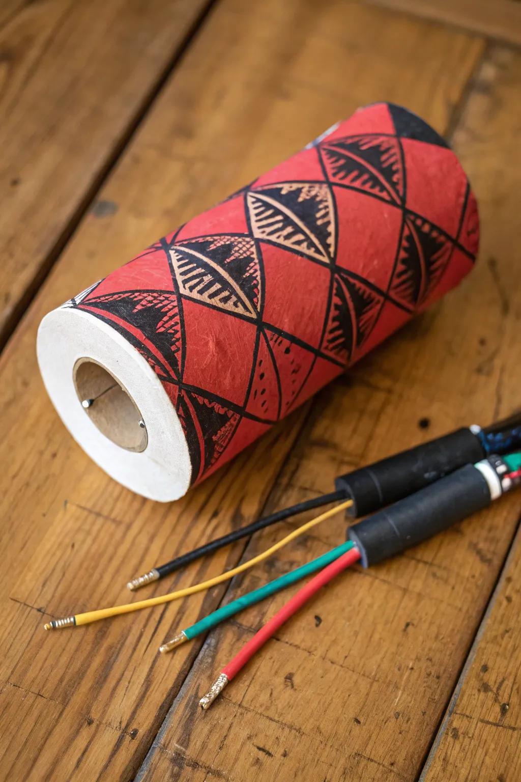 Transform simple into striking: Elevate your cable management with handcrafted style.