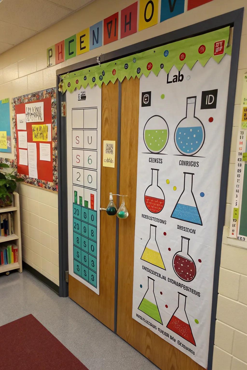 Jump into learning through a themed doorway.