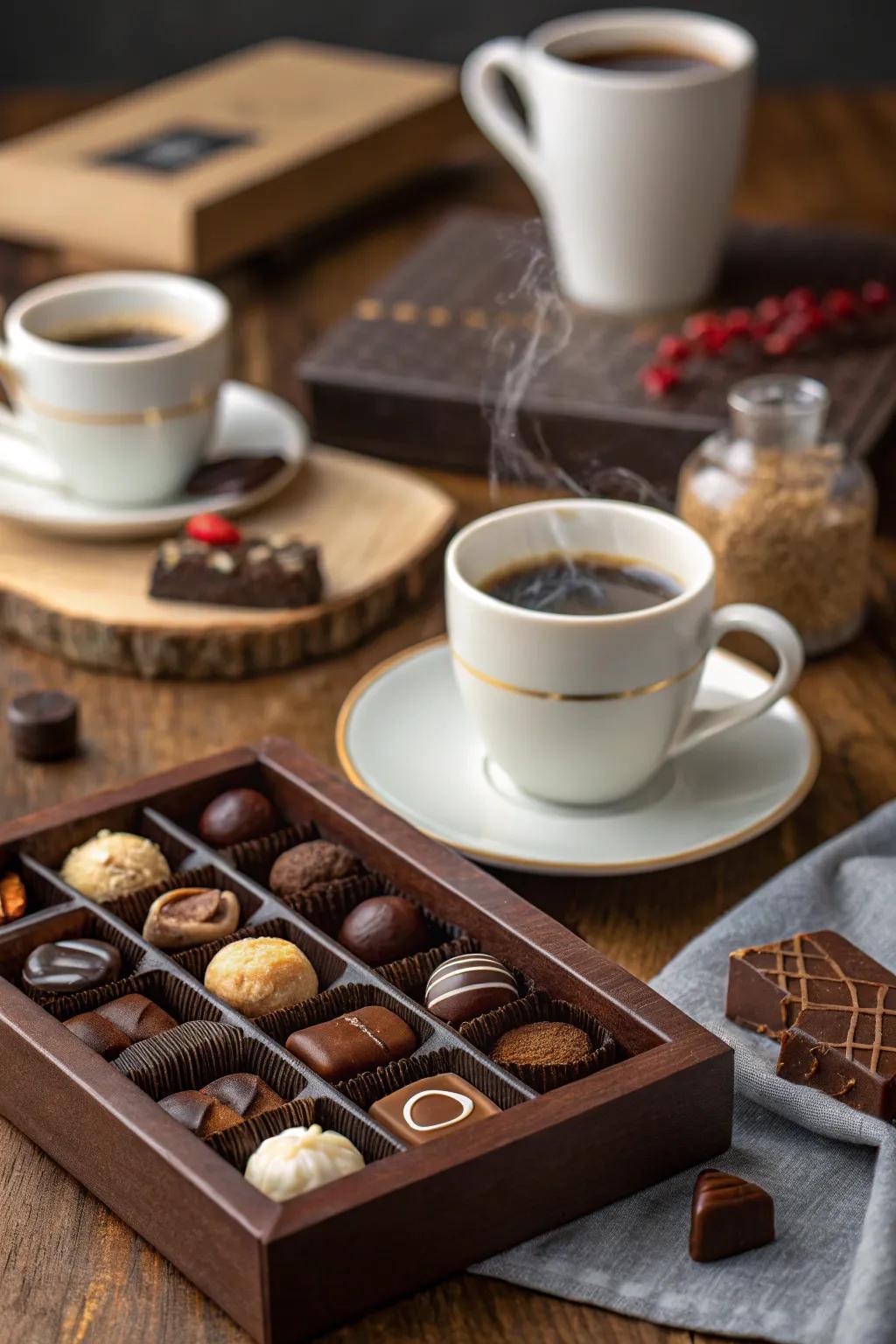 A delicious mix of coffee and chocolate for a discerning taste.