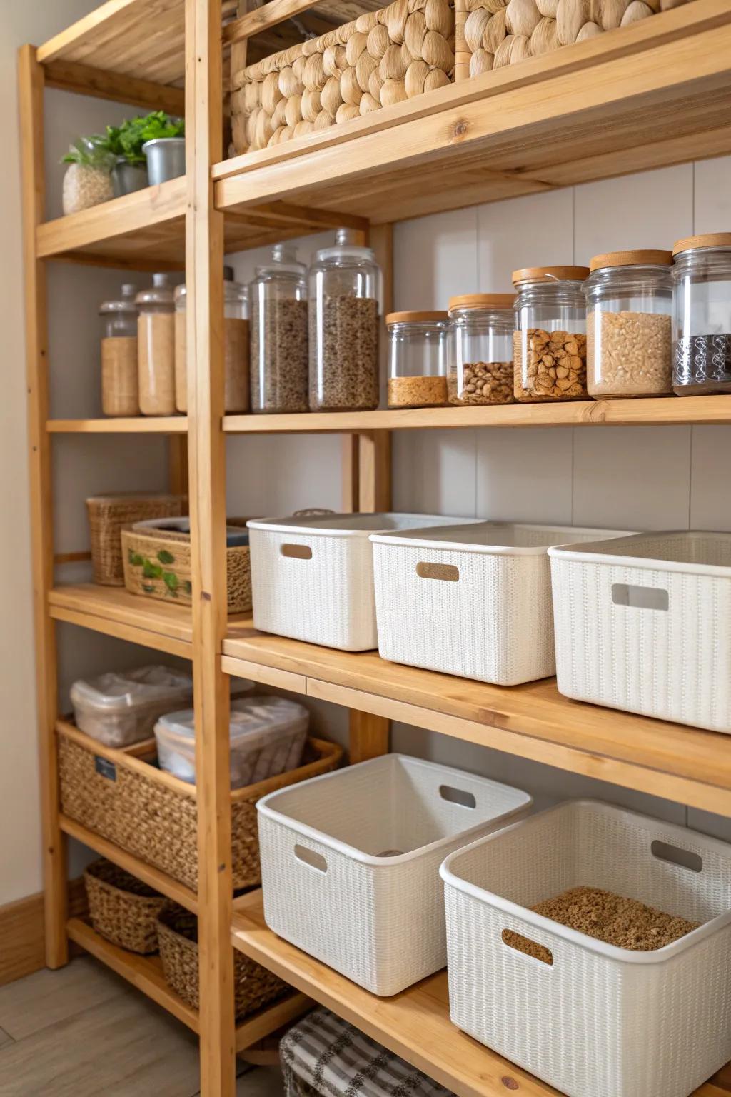 Sustainable materials add elegance.