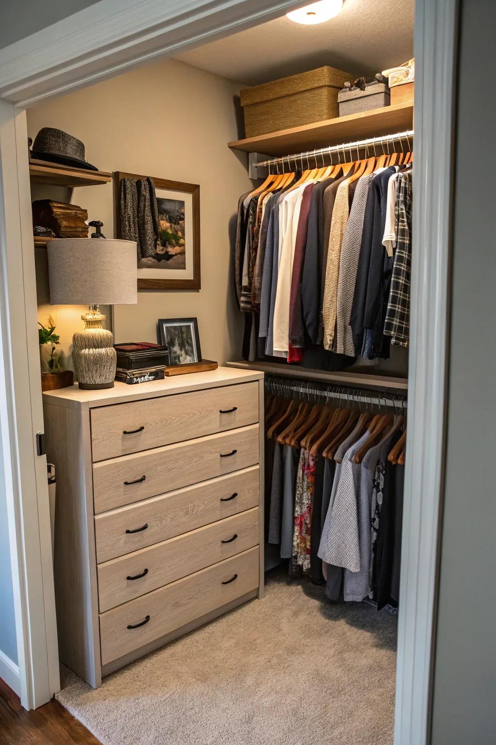 A secluded corner adding an element of surprise.