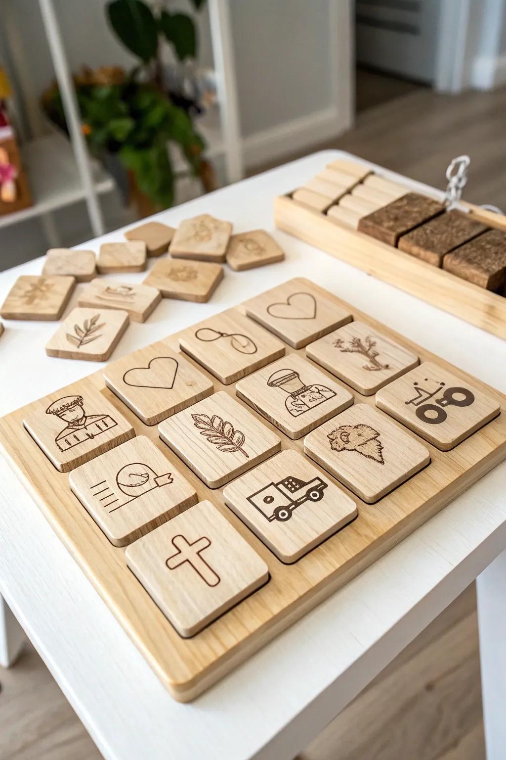 Crafted Connections: Discover the Joy of Grouping Helpers with Their Tools!