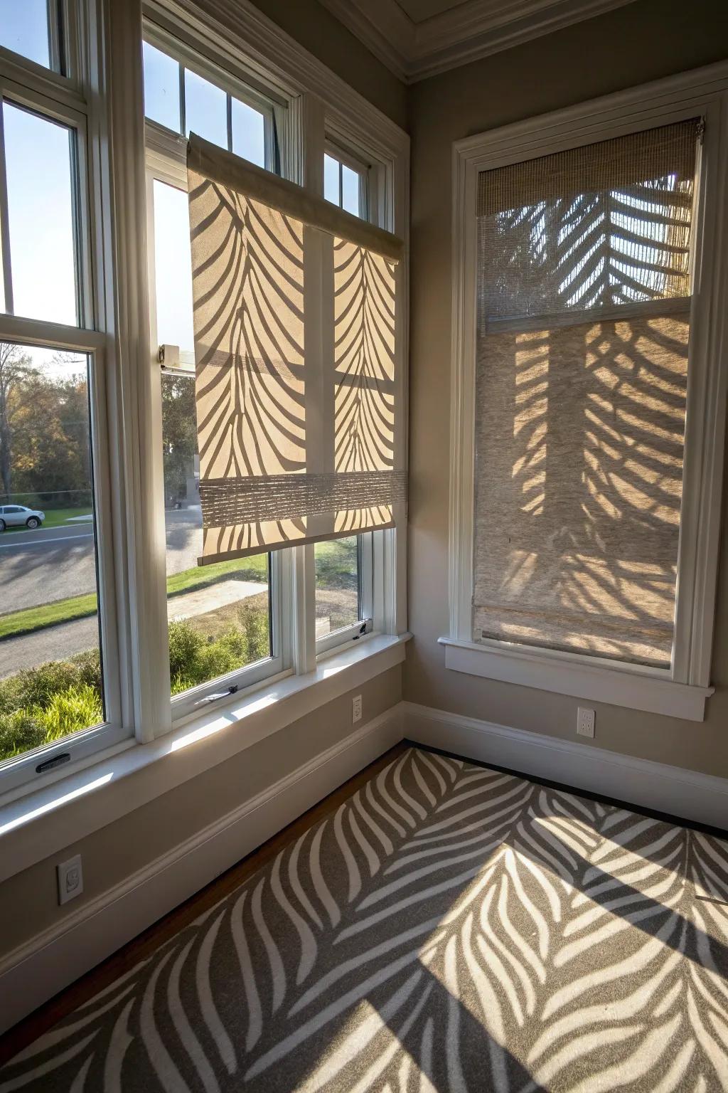 Line shades for a modern dynamic look.