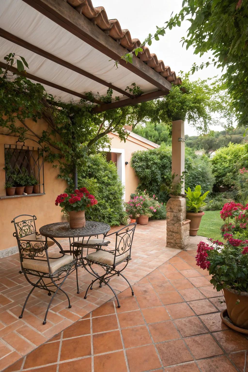 Mediterranean influences bring warmth and style.
