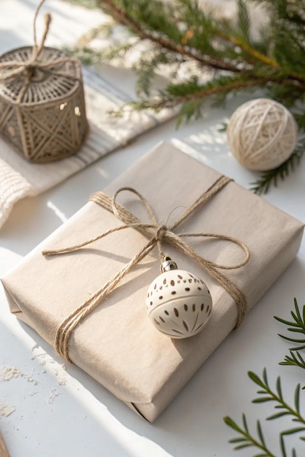 Elevate your gift wrapping with a touch of festive elegance and timeless charm.