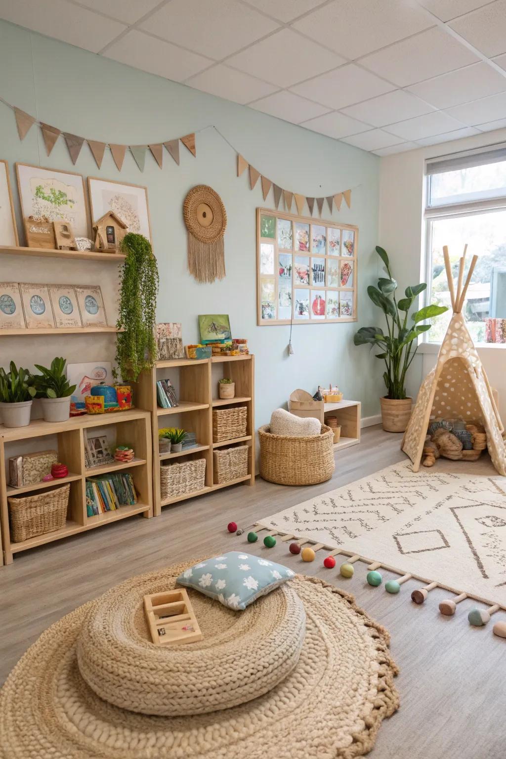 Eco-conscious embellishments created from natural resources.