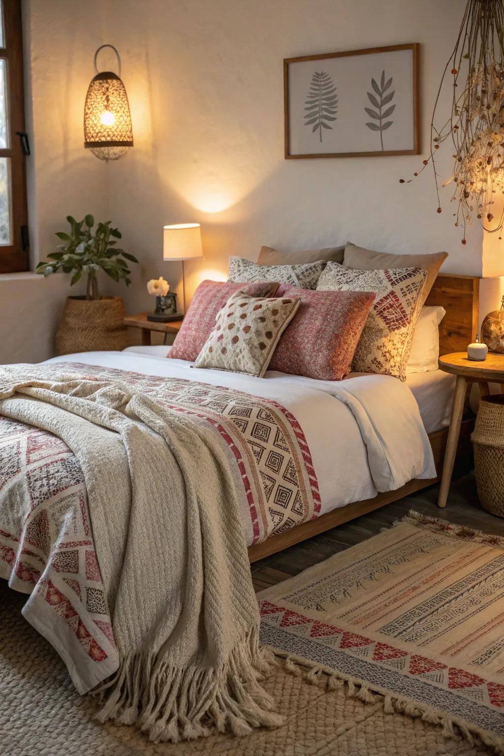 Fabrics add warmth and a personal touch to your space.