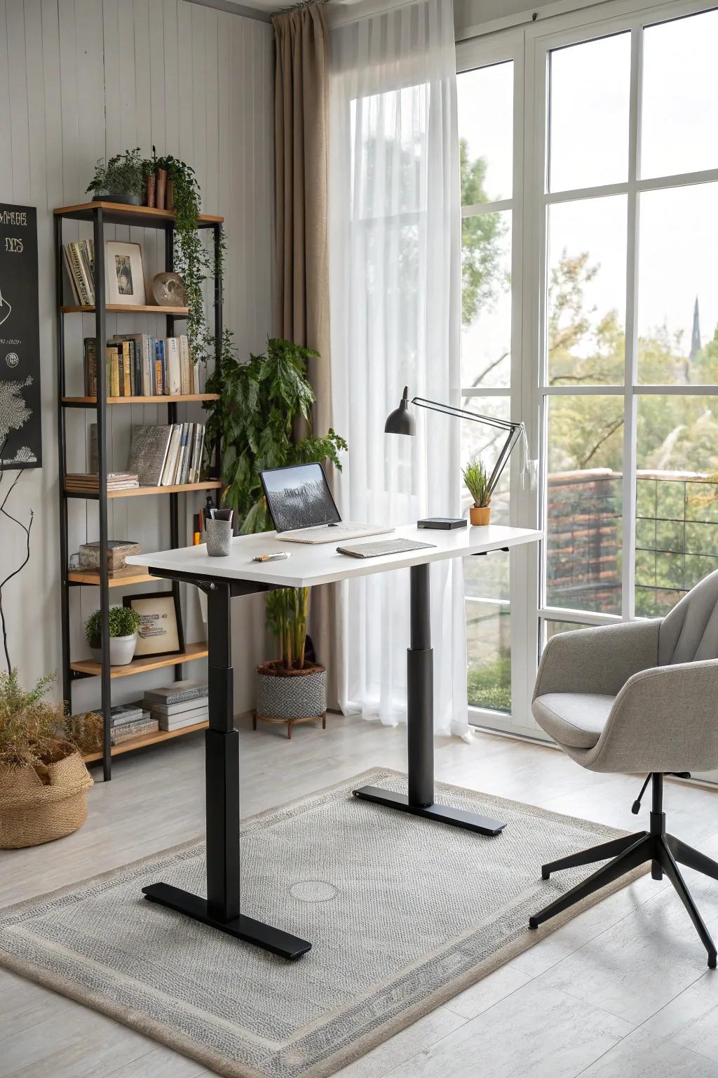 Height adjustable desks provide versatility and are good for your well-being.