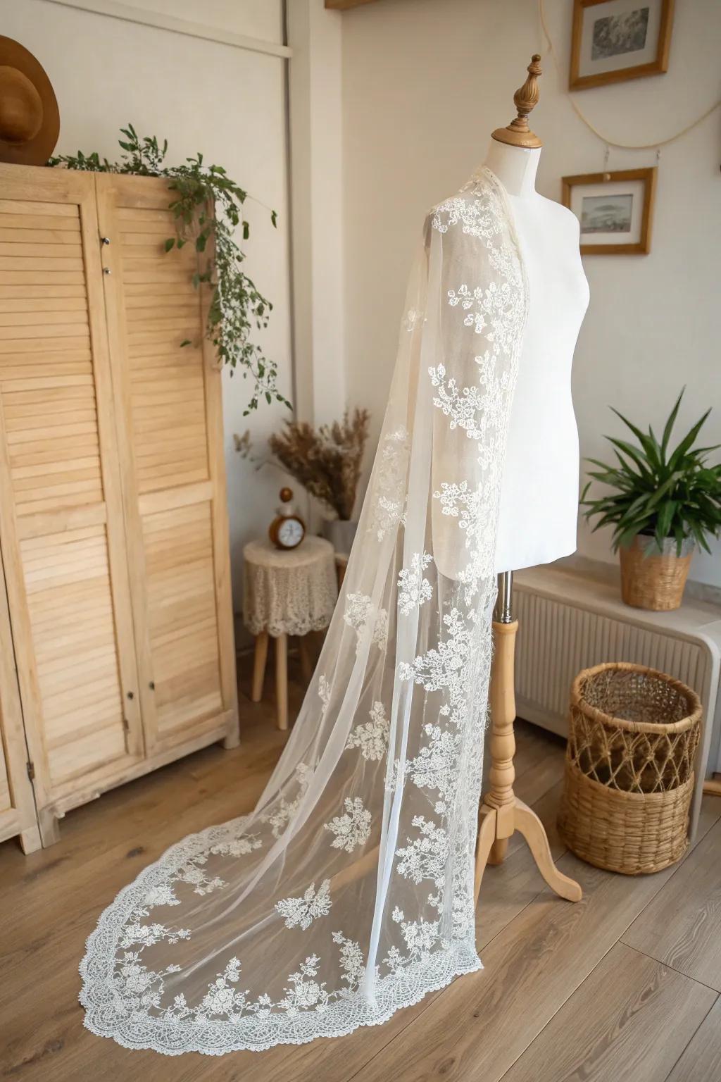 Transform simplicity into elegance with a touch of lace.