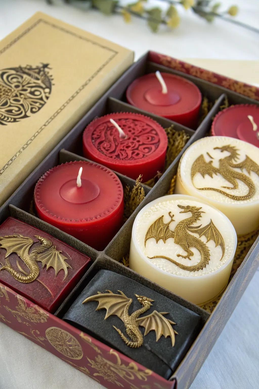 Dragon-themed gifts leave guests with joyful memories.