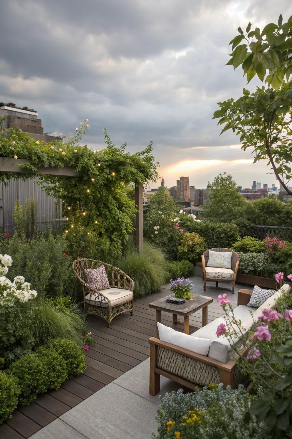 An elevated green space that provides a serene escape.