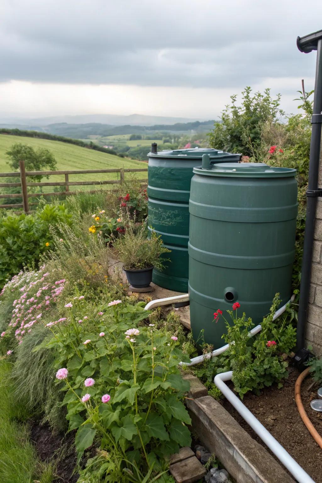 Collecting rainwater is a clever, sustainable choice for your garden.