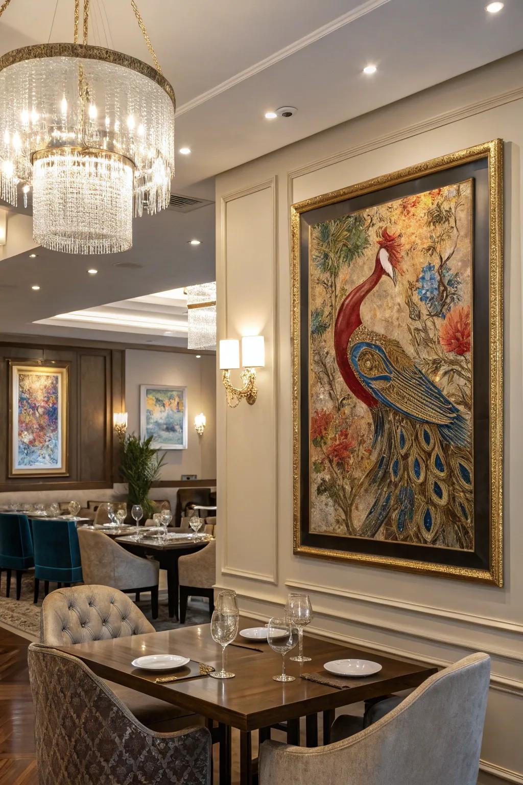 Metallic accents enrich your decor with opulence and boldness.