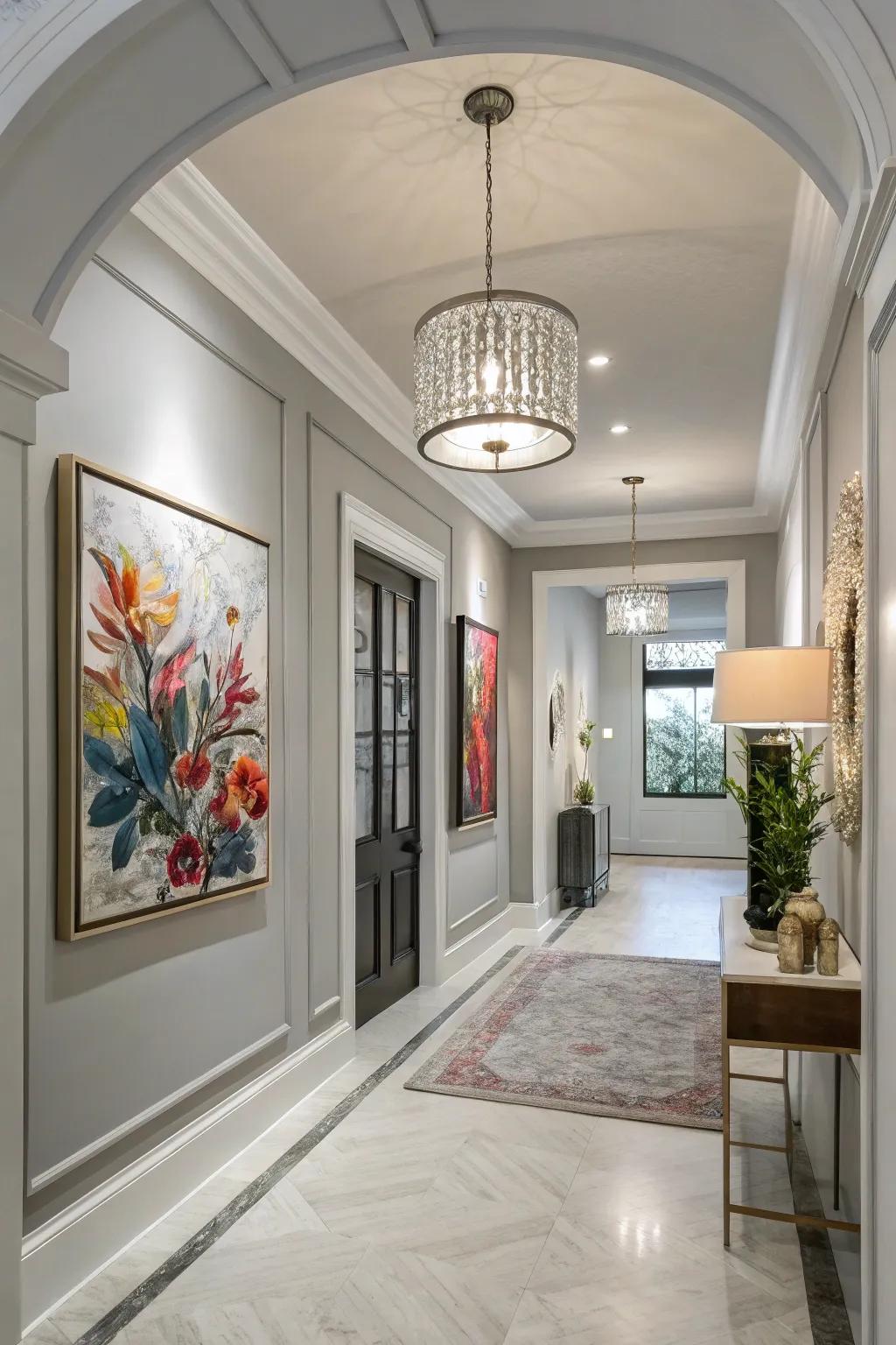 Enhance versatility with pale stone tones.