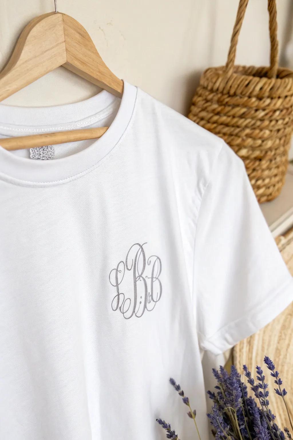 Elevate your family reunion with minimalist monograms, blending elegance and simplicity.
