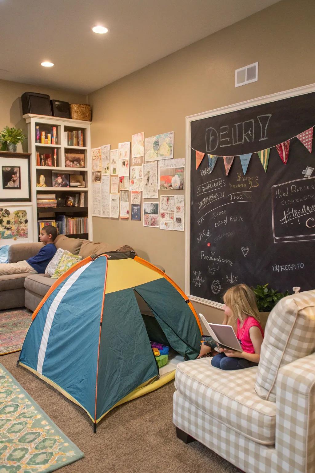 Surprising elements add a touch of magic to everyday family life.