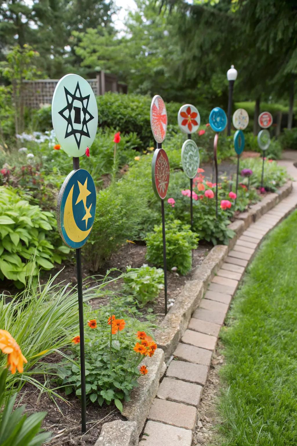 Cultural motifs in glass decorations reflecting personal stories.