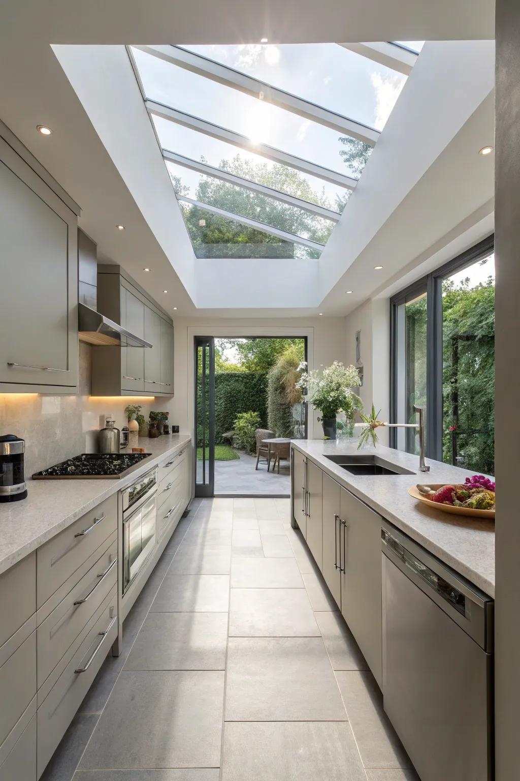 Natural light that breathes life into a kitchen.