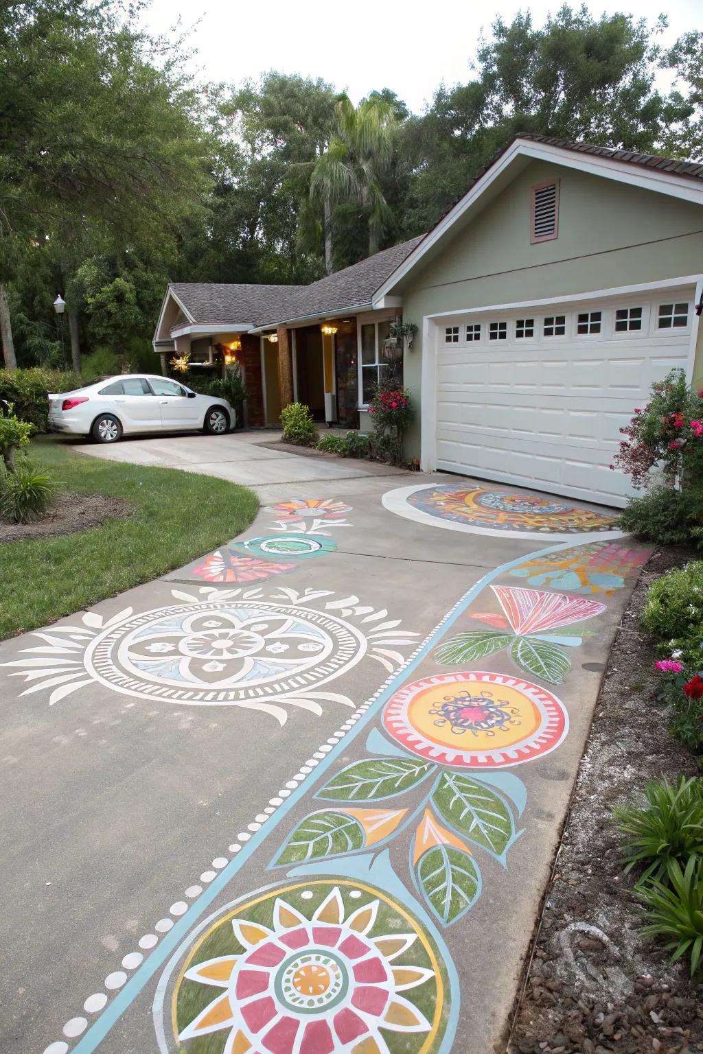 Creative driveways that express individuality.