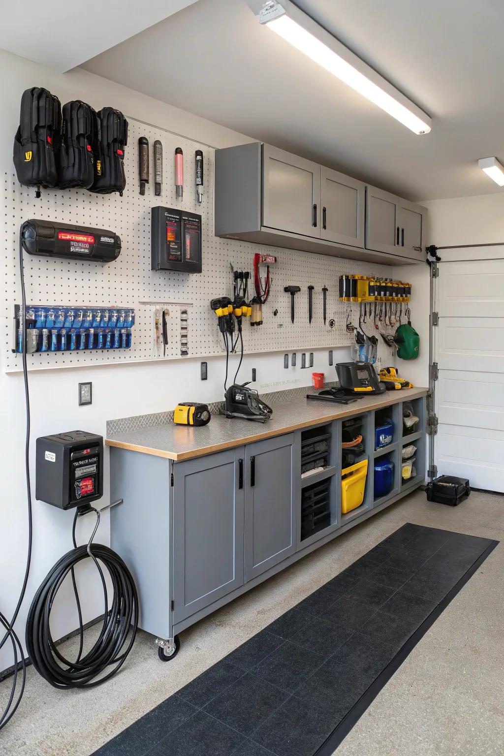 Create a device charging hub.