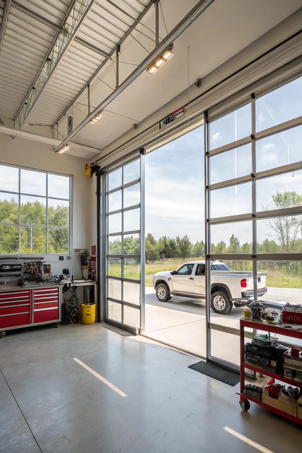 Natural light enhances the ambiance and effectiveness of your workspace.