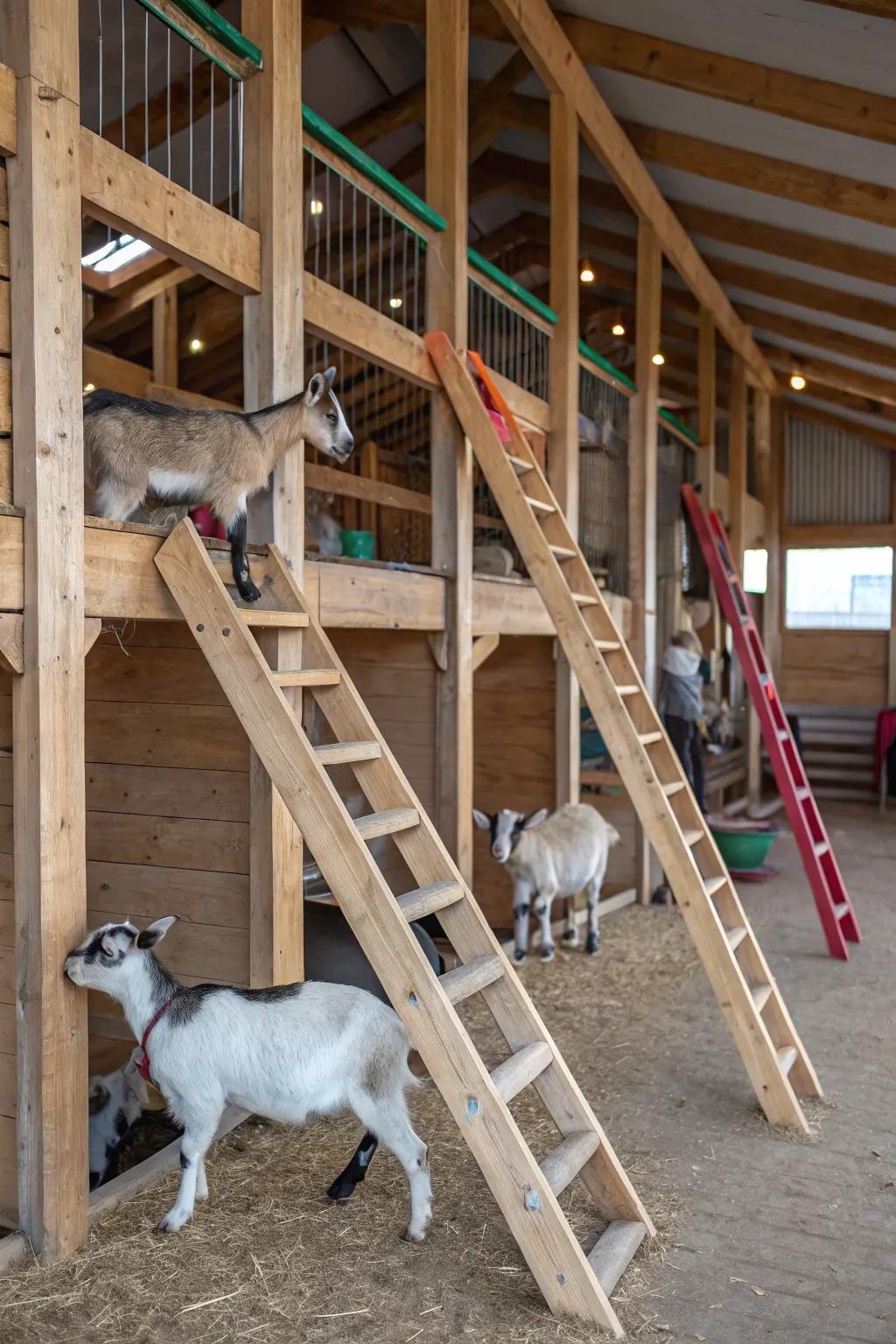 Fun climbing builds add fun and exercise options.