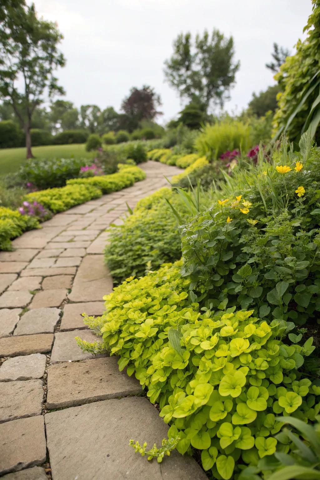 Perennials you can step on provide beauty and usefulness in walkways.