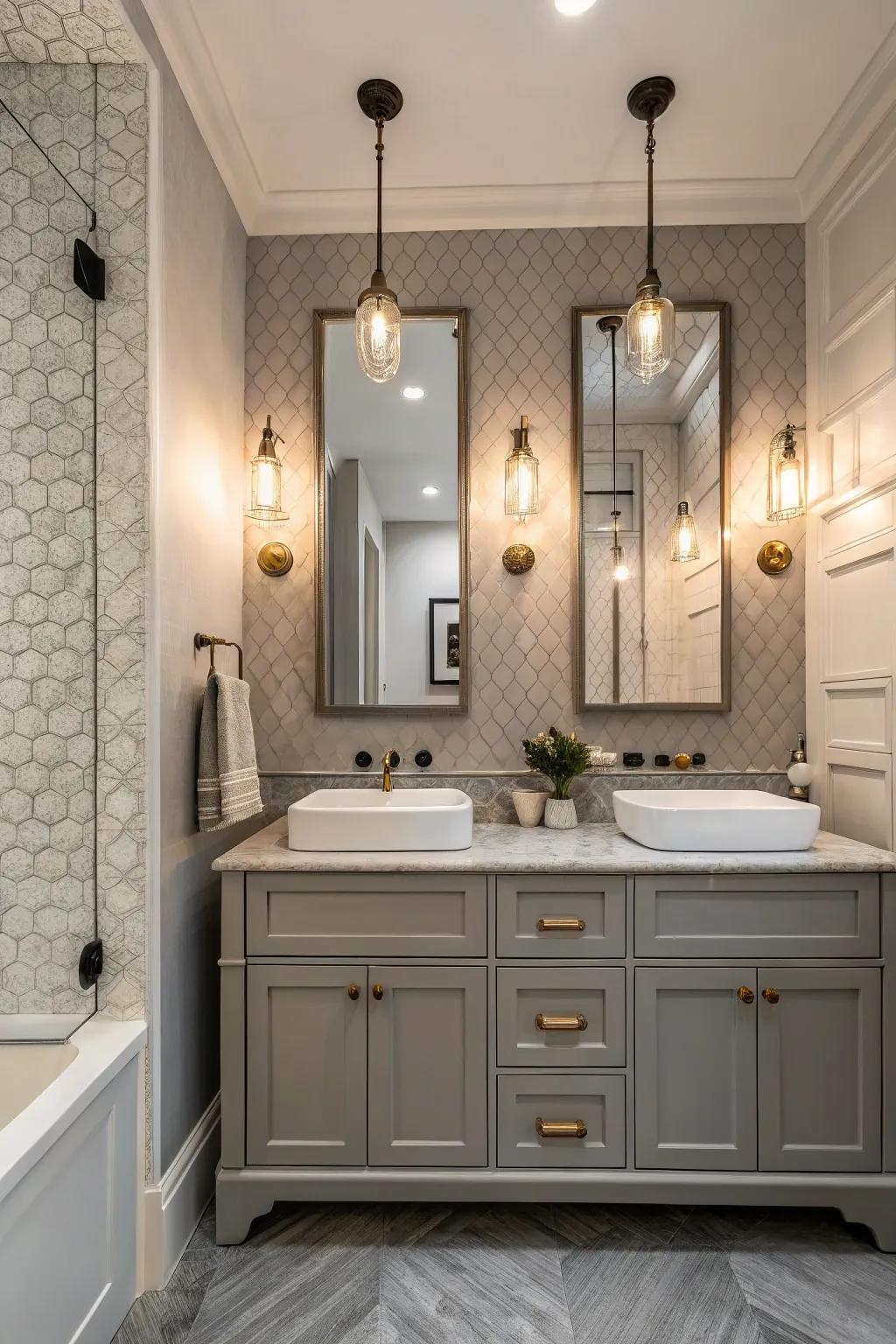 The atmosphere is best described by the chosen illumination.