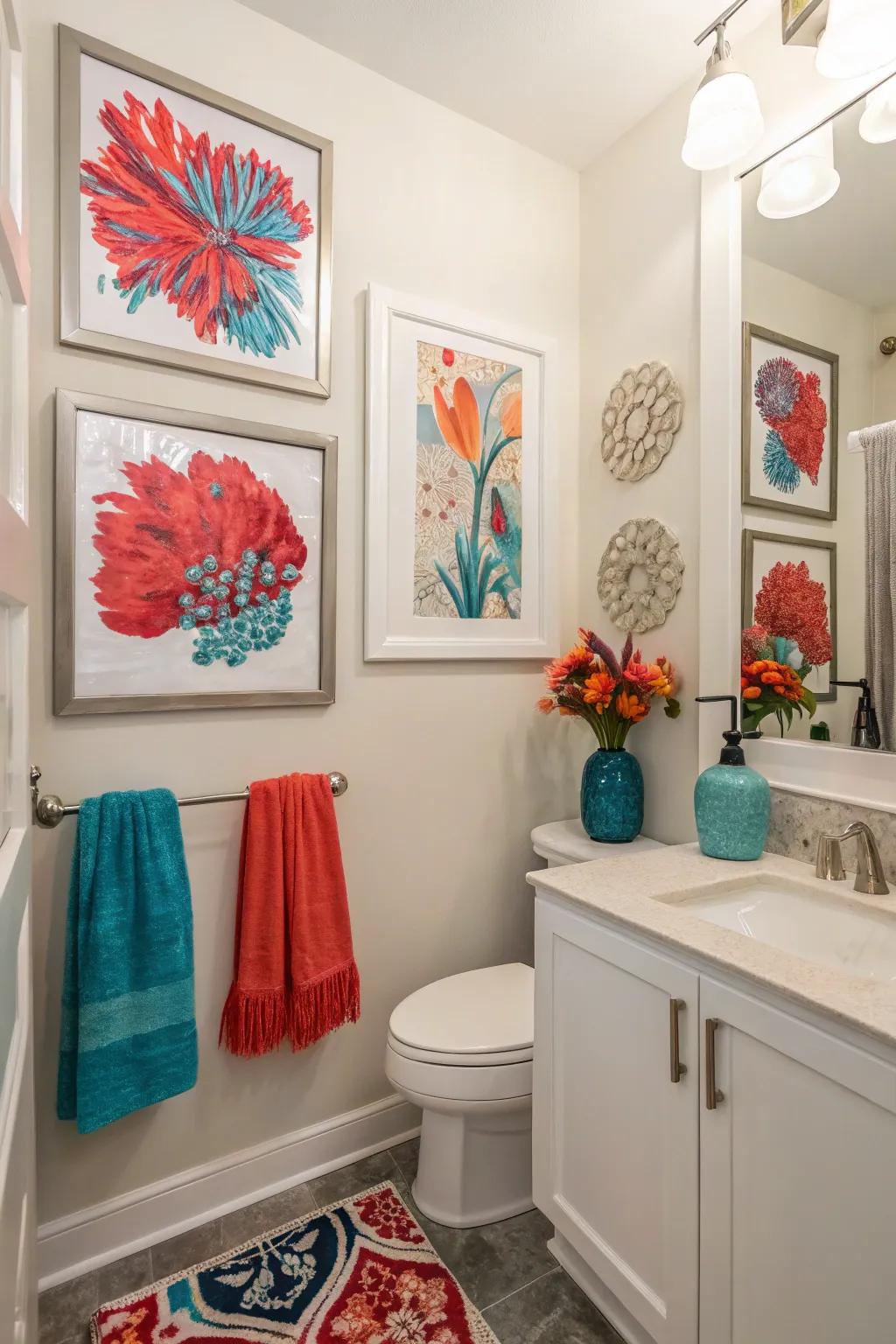 Unexpected colors can inject a playful element into your design.