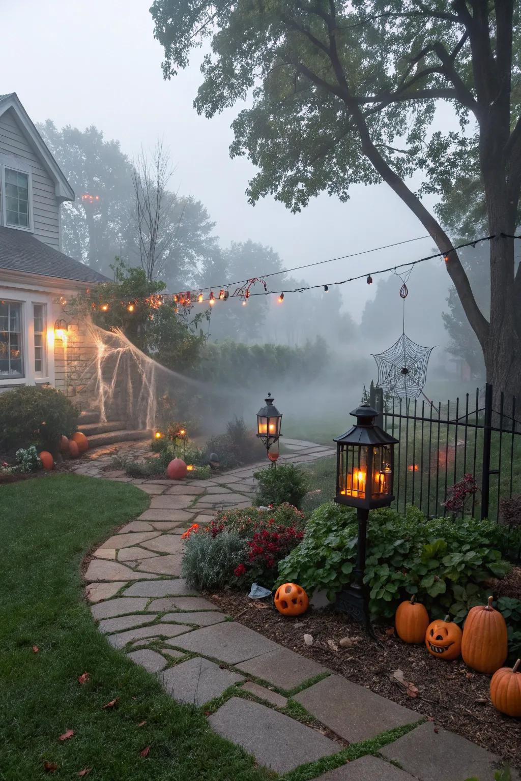 A fog fabricator appends an ethereal and mysterious accent to your ornamentation.