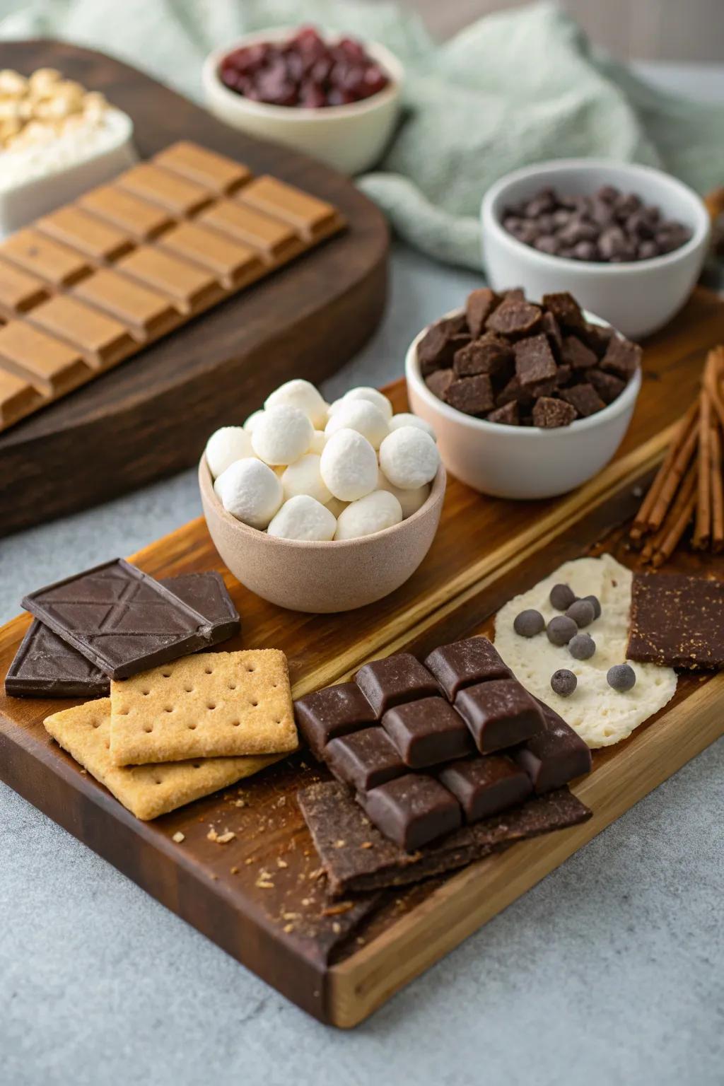 A delightful premium sweet treat station for sweet indulgences.