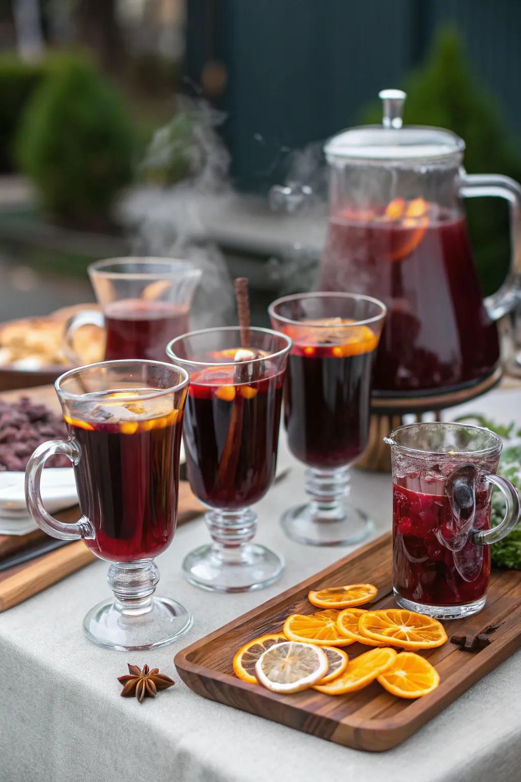 Warm up with a tasting of delicious spiced wines.