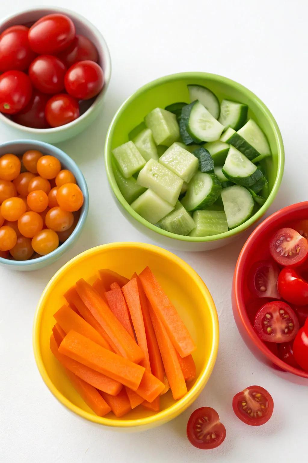 Youth-approved options to make salads fun for children.