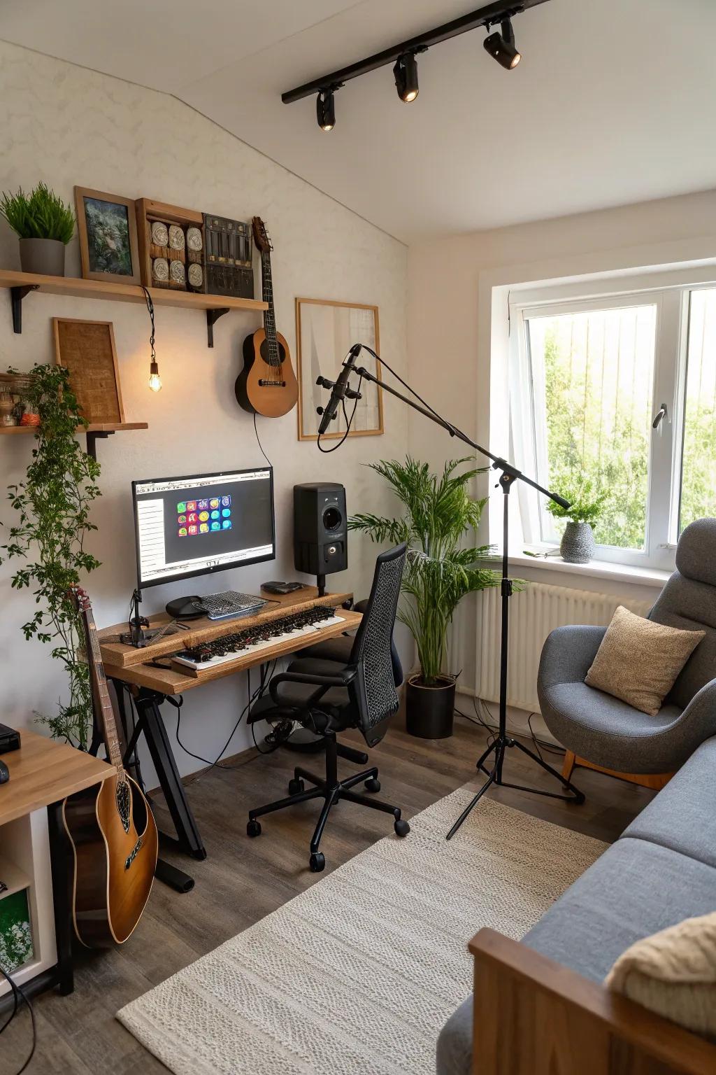 Designate zones to improve concentration and efficiency.